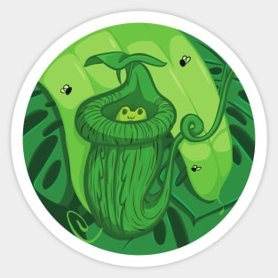 Frog Pitcher Sticker